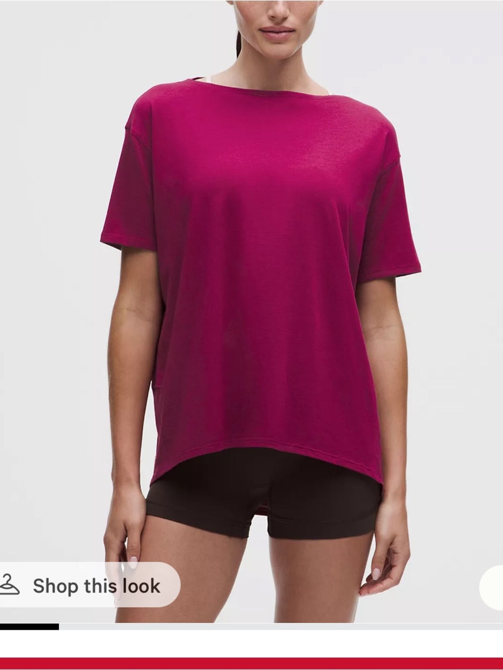 Lululemon Back In Action Organic Cotton-Blend T-Shirt